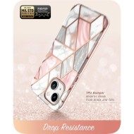 360 градусов калъф за iPhone 14 Plus / 15 Plus от Supcase Cosmo - Marble