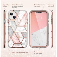 360 градусов калъф за iPhone 14 Plus / 15 Plus от Supcase Cosmo - Marble