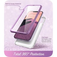 360 градусов калъф за iPhone 14 Plus / 15 Plus от Supcase Cosmo - Marble Purple