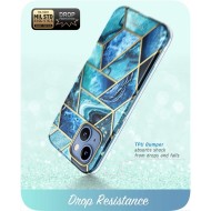 360 градусов калъф за iPhone 14  Plus / 15 Plus от Supcase Cosmo - Ocean Blue