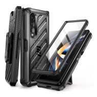 360 градусов калъф за Samsung Galaxy Z Fold 4 от Supcase Unicorn Beetle Pro - Черен