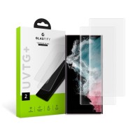 2 x Стъклен UV протектори за дисплей на Samsung Galaxy S22 Ultra от Glastify UVTG+ 2-Pack - Прозрачен
