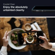 2 броя протектори за дисплей на iPhone 12 / 12 Pro от Spigen ALM Glass FC - Черни