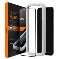 Стъклен ротектор за дисплей на iPhone 11 от Spigen ALM Glass FC - Черен -----