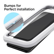 Стъклен ротектор за дисплей на iPhone 11 Pro Max от Spigen ALM Glass FC - Черен -----