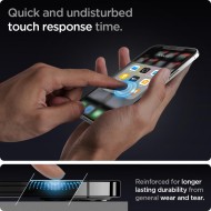 2 броя стъклени протектори за дисплей на iPhone 12 / 12 Pro от Spigen Glas.TR "Ez Fit" 2-pack - Прозрачен