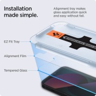 SZKŁO HARTOWANE SPIGEN GLAS.TR ”EZ FIT” 2-PACK IPHONE 13 / 13 PRO / 14