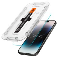 2 броя стъклени протектори за дисплей на iPhone 14 Pro от Spigen Glas.TR "Ez Fit" 2-pack - Прозрачен