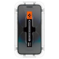 2 броя стъклени протектори за дисплей на iPhone 14 Pro от Spigen Glas.TR "Ez Fit" 2-pack - Прозрачен