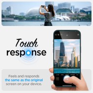 2 броя стъклени протектори за дисплей на iPhone 14 Pro от Spigen Glas.TR "Ez Fit" 2-pack - Прозрачен
