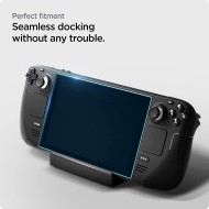 Стъклен протектор за дисплей на Steam Deck / Oled от Spigen Glas.TR "Ez Fit" - Прозрачен
