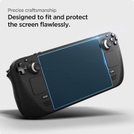 Стъклен протектор за дисплей на Steam Deck / Oled от Spigen Glas.TR "Ez Fit" - Прозрачен
