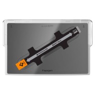 Стъклен протектор за Tesla Model X 2022 / Model S 2021 от Spigen Glas.TR.Ez Fit - Черен
