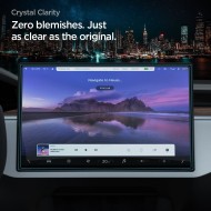 Стъклен протектор за Tesla Model X 2022 / Model S 2021 от Spigen Glas.TR.Ez Fit - Черен