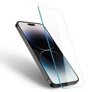 Стъклен протектор за дисплей на iPhone 14 Pro от Spigen Glas.TR.Slim - Прозрачен