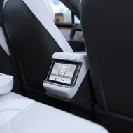Стъклен протектор за Tesla Model X 2022 / Model S 2021 От Spigen Glas.TR.Slim - Черен