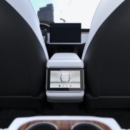 Стъклен протектор за Tesla Model X 2022 / Model S 2021 От Spigen Glas.TR.Slim - Черен