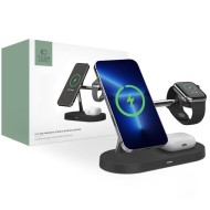 Безжична зарядна станция 3 в 1 от Tech Protect A12 - Черна