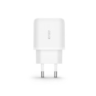 Комплект зарядно и кабел с Lightning за IOS от Tech-Protect C20W - Бял