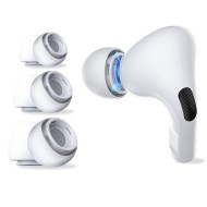 Силиконови тапички за слушалки на Apple AirPods Pro 1 / 2 от Tech Protect - Бял