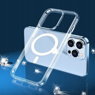 Твърд кейс с MagSafe пръстен за iPhone 14 Pro от Tech-Protect FlexAir Hybrid - Прозрачен