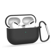 Силиконов калъф за Apple AirPods Pro 1 / 2 от Tech-Protect Icon Hook - Черен