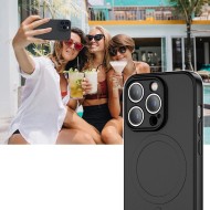 Твърд калъф с MagSafe пръстен за iPhone 12 Pro от Tech-Protect Icon MagSafe - Черен