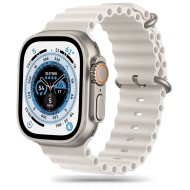 Силиконова каишка за Apple Watch 6/7/8/9/10/SE/ Ultra 1-2 (44/45/46/49 mm) от Tech-Protect IconBand Pro - Бежов