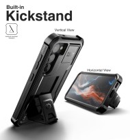 360 градусов калъф за Samsung Galaxy S23 от Tech-Protect Kevlar Pro - Черен