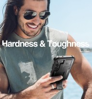 360 градусов калъф за Samsung Galaxy S23 от Tech-Protect Kevlar Pro - Черен