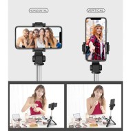 TECH-PROTECT L01S WIRELESS SELFIE STICK TRIPOD BLACK