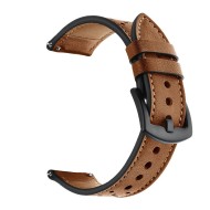 Кожена каишка за Samsung Galaxy Watch 4/5/5 Pro/6/7/FE от Tech-Protect Leather - Кафява