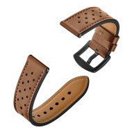 Кожена каишка за Samsung Galaxy Watch 4/5/5 Pro/6/7/FE от Tech-Protect Leather - Кафява