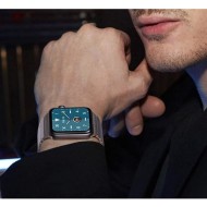 Стоманена верижка за Apple Watch 4/5/6/7/8/9/SE/Ultra (44/45/49 mm) от Tech-Protect LinkBand - Сребриста