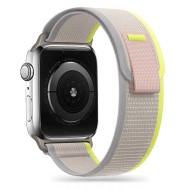 Текстилна каишка за Apple Watch 4/5/6/7/8/9/SE/Ultra (44/45/49 mm) от Tech-Protect Nylon - Бежов