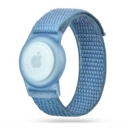 Плетена каишка с калъф за Apple AirTag от Tech-Protect Nylon - Синя