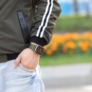 Найлонова каишка за Apple Watch 4/5/6/7/8/9/SE/Ultra (44/45/49 mm) от Tech-Protect Scout - Зелен