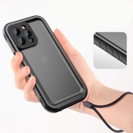 Водоустойчив кейс за iPhone 7 / 8 / SE 2020-2022 от Tech-Protect Shellbox IP68 - Черен