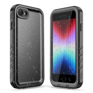 Водоустойчив кейс за iPhone 7 / 8 / SE 2020-2022 от Tech-Protect Shellbox IP68 - Черен