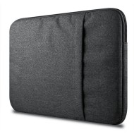 Текстилен калъф за лаптоп 15" - 16" от Tech-Protect Sleeve - Тъмносив