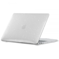 Тънък кейс за Apple Macbook Air 13 (2018-2020) от Tech-Protect Smartshell - Glitter Clear