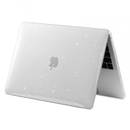 Тънък кейс за Apple Macbook Air 13 (2018-2020) от Tech-Protect Smartshell - Glitter Clear