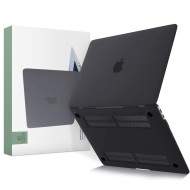 Тънък кейс за Apple Macbook Air 13 (2018-2020) от Tech-Protect Smartshell - Черен мат