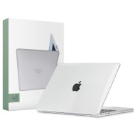 Тънък кейс за Apple Macbook Air 13 M2 / M3 / M4 / 2023-2025 от Tech-Protect Smartshell - Crystal Clear
