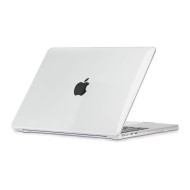 Тънък кейс за Apple Macbook Air 13 M2 / M3 / M4 / 2023-2025 от Tech-Protect Smartshell - Crystal Clear