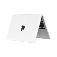 Тънък кейс за Apple Macbook Air 13 M2 / M3 / M4 / 2023-2025 от Tech-Protect Smartshell - Crystal Clear