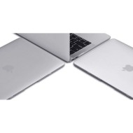 Тънък кейс за Apple Macbook Air 13 M2 / M3 / M4 / (2023-2025) от Tech-Protect Smartshell - Glitter Clear
