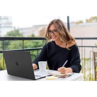 Тънък кейс за Apple Macbook Air 13 M2 / M3 / M4 / (2023-2025) от Tech-Protect Smartshell - Матово прозрачен