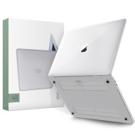 Тънък кейс за Apple Macbook Pro 13 (2016-2022) от Tech-Protect Smartshell - Crystal Clear