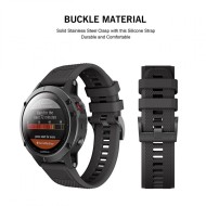 Силиконова каишка за GARMIN FENIX 3/3HR/5X/5X PLUS/6X/6X PRO/ 7X от Tech-Protect Smooth - черна